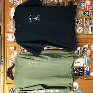 2 Salty Crew T-shirts Large